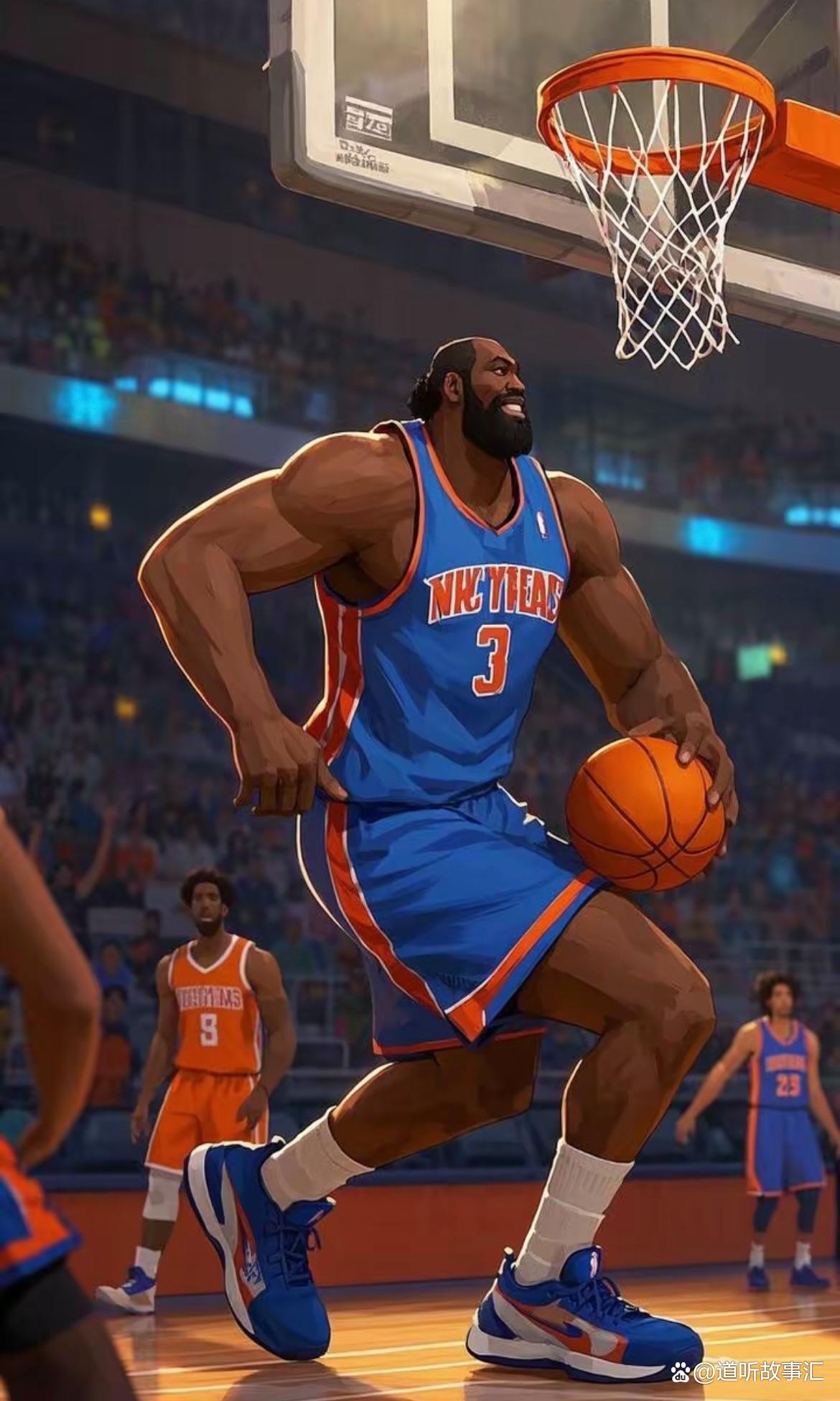 这位前锋的跑动太勤快了（这名前锋的跑动十分积极）